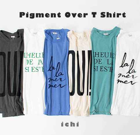 Pigment Over T Shirt【ichi】