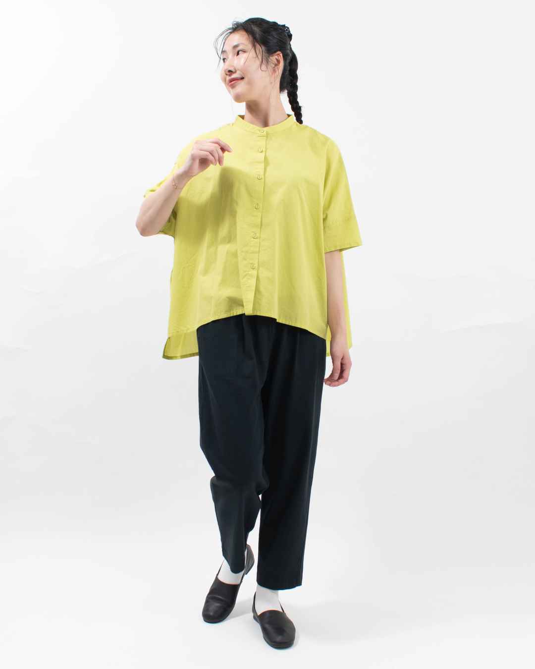 blue willow ブルーウィロー コットン細番手ワイドシルエットブラウス 01EUS11363 レディース ナチュラル ファッション コーデ 服 30代 40代 50代ファッション blue willow コットン細番手ワイドシルエットブラウス