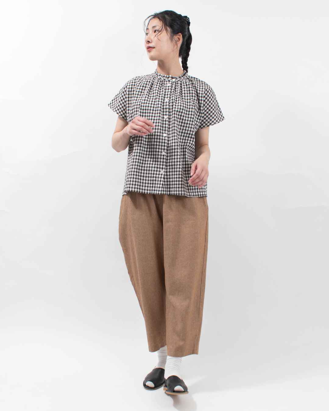 soi-e リネンテーパードパンツ soi-e リネンテーパードパンツ