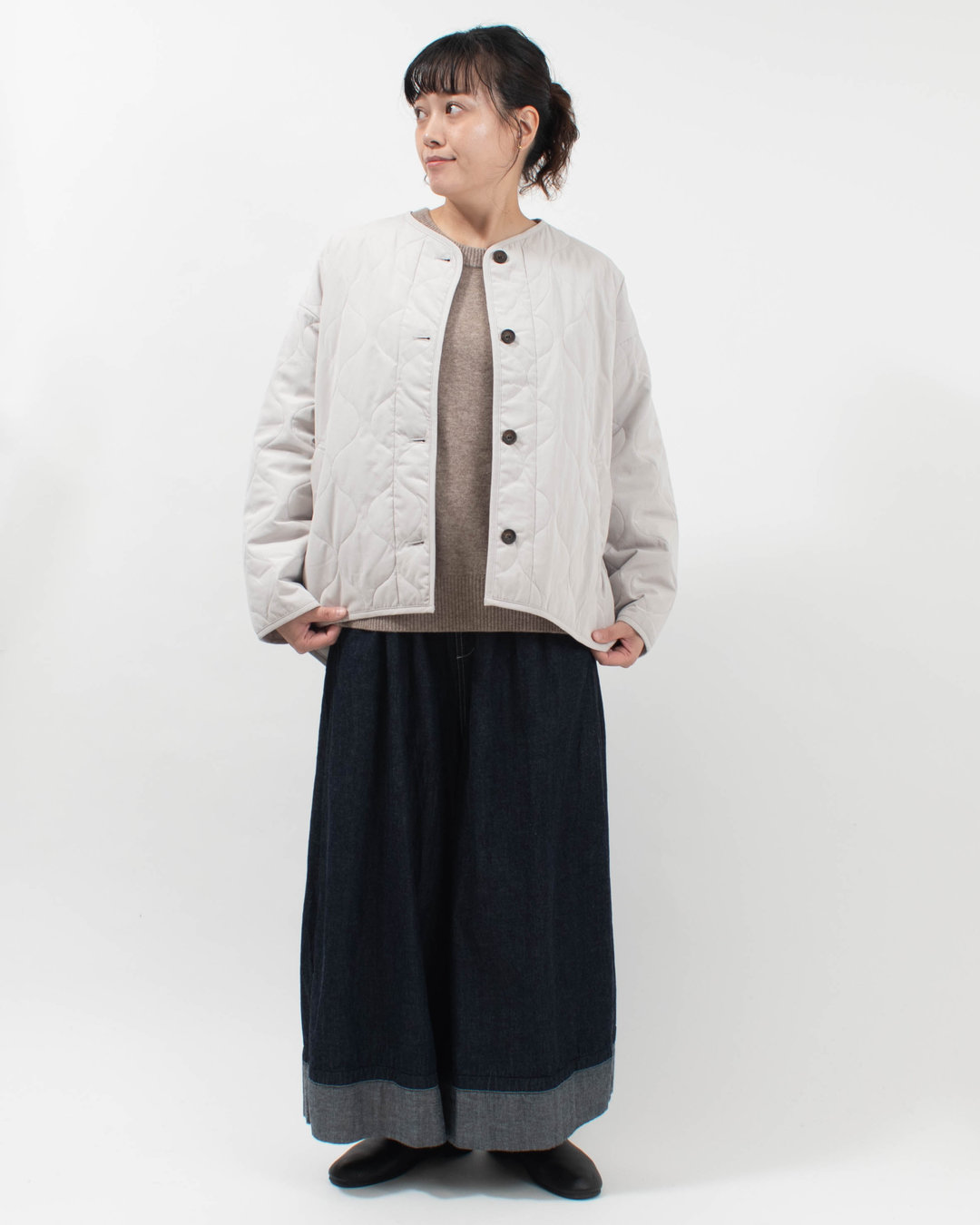 01FFP17459  blue willow キルティングジャケット