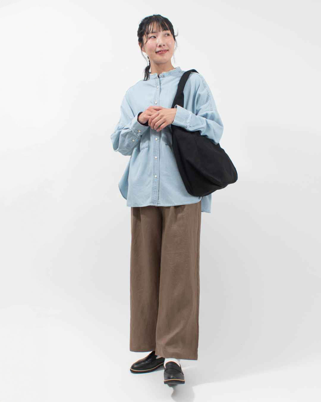 03ES6003  devan コットンラウンドバッグ Large