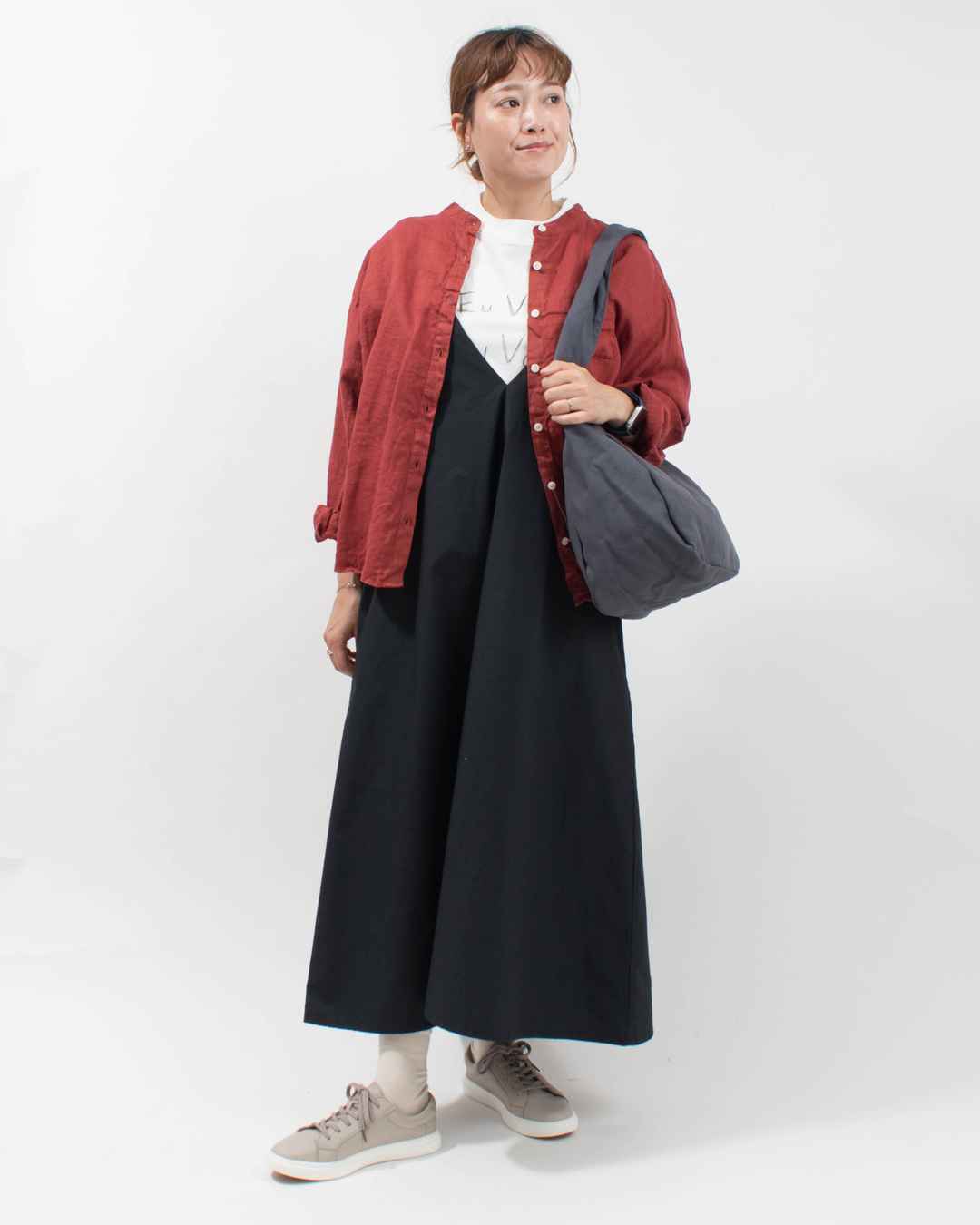 03ES6003  devan コットンラウンドバッグ Large
