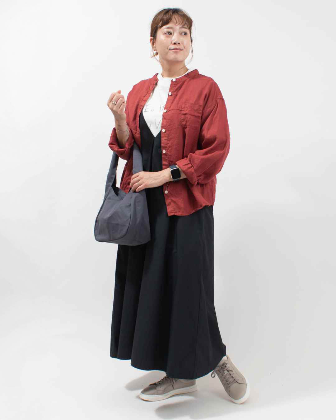 03ES6004  devan コットンラウンドバッグ Small