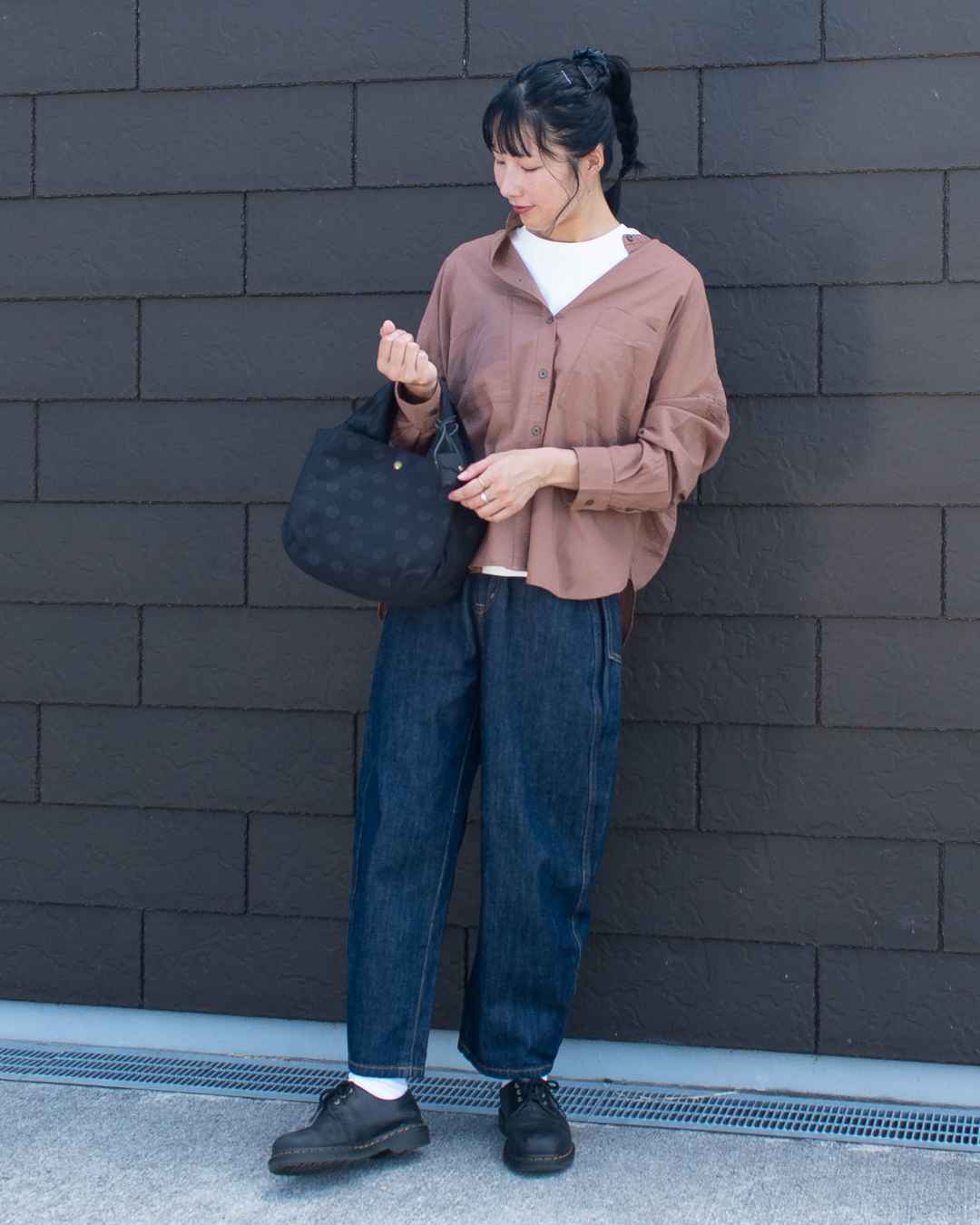 toleur ナイロンドット／カウレザートート11714