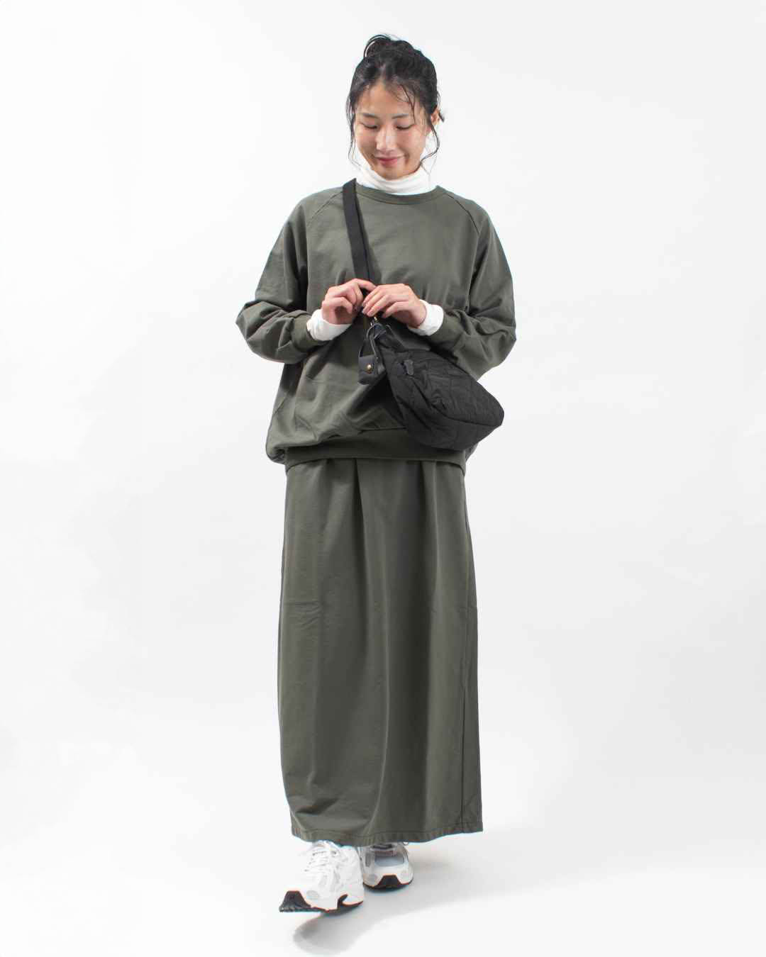 11987 toleur ナイロンキルティングショルダー