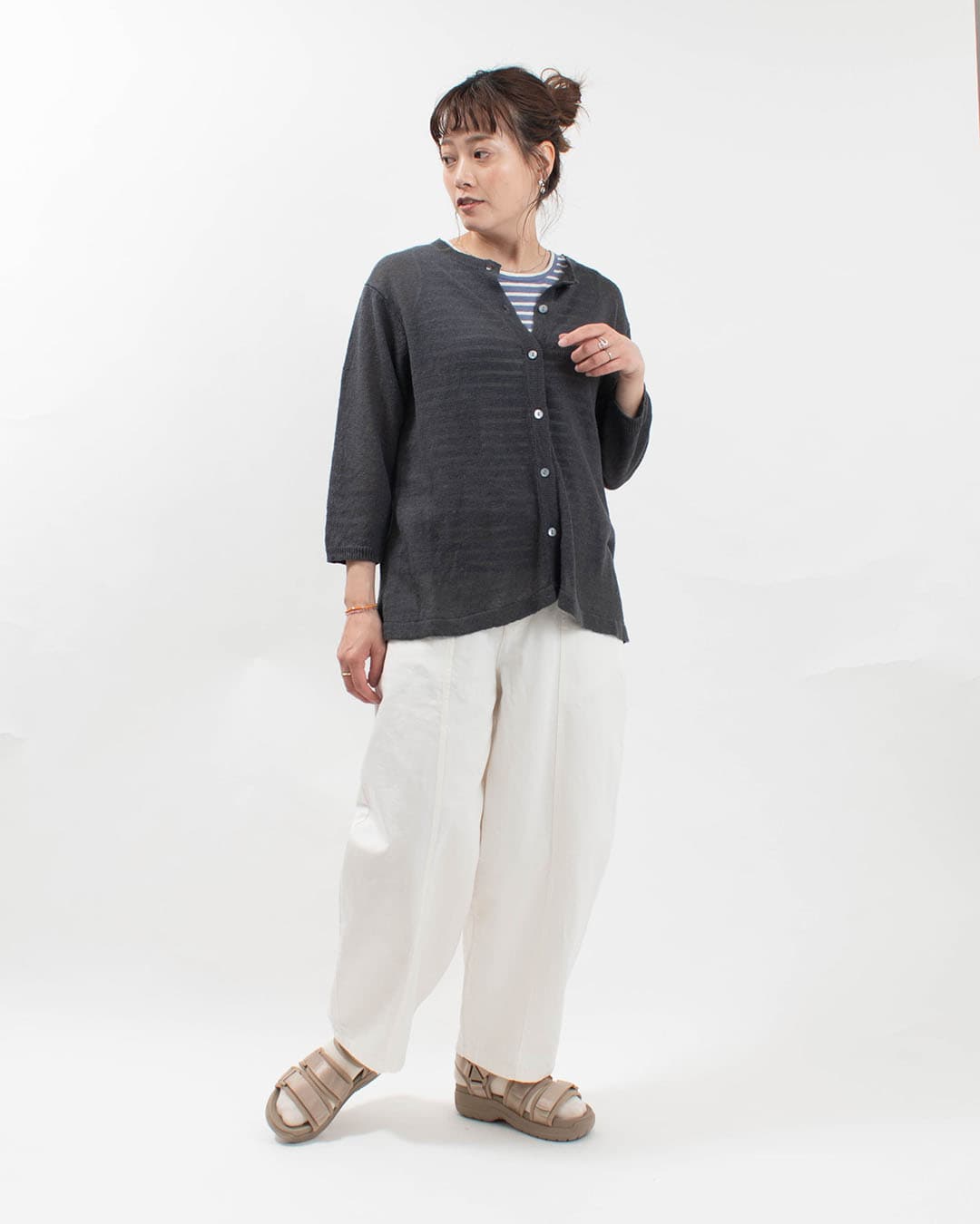 1511-203  YARRA エコリバイバルノースリTEE