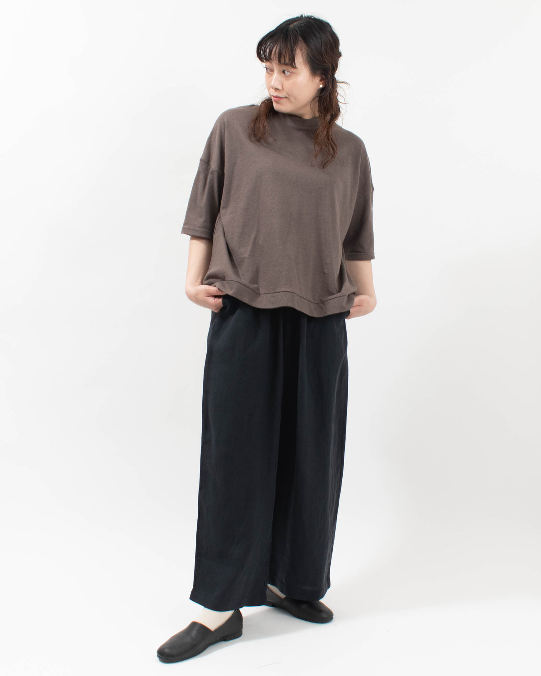 1621-278  YARRA ベルギーリネン半袖TEE 