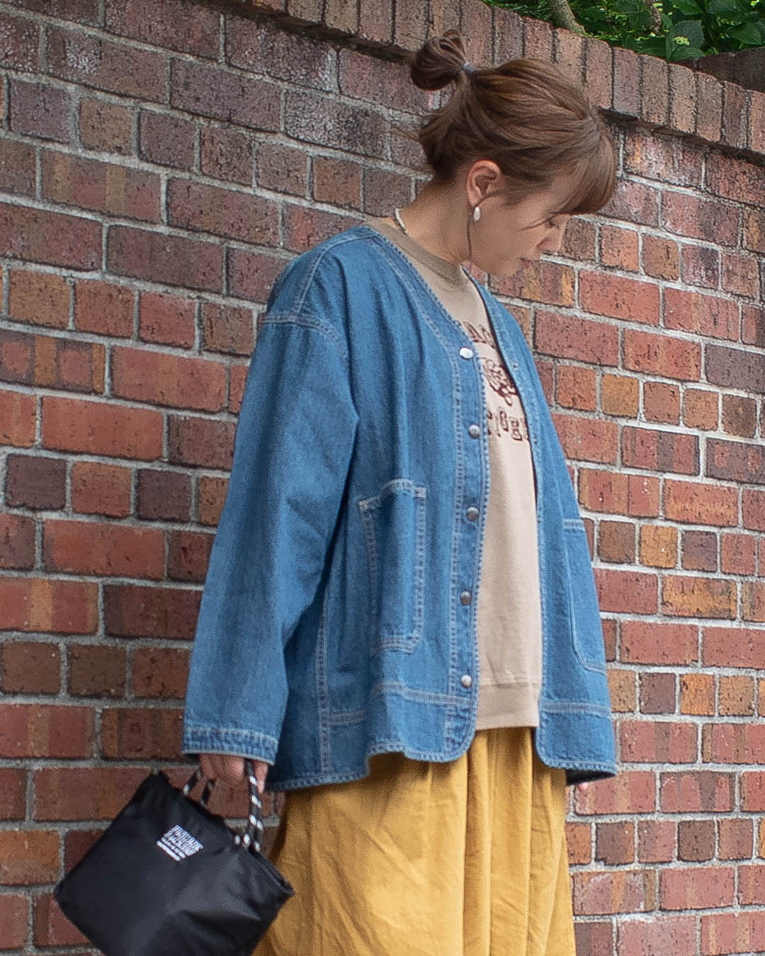 1ST-003 nuance of F デニムカーデ