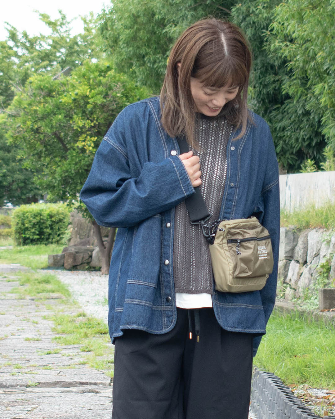 1ST-003 nuance of F デニムカーデ