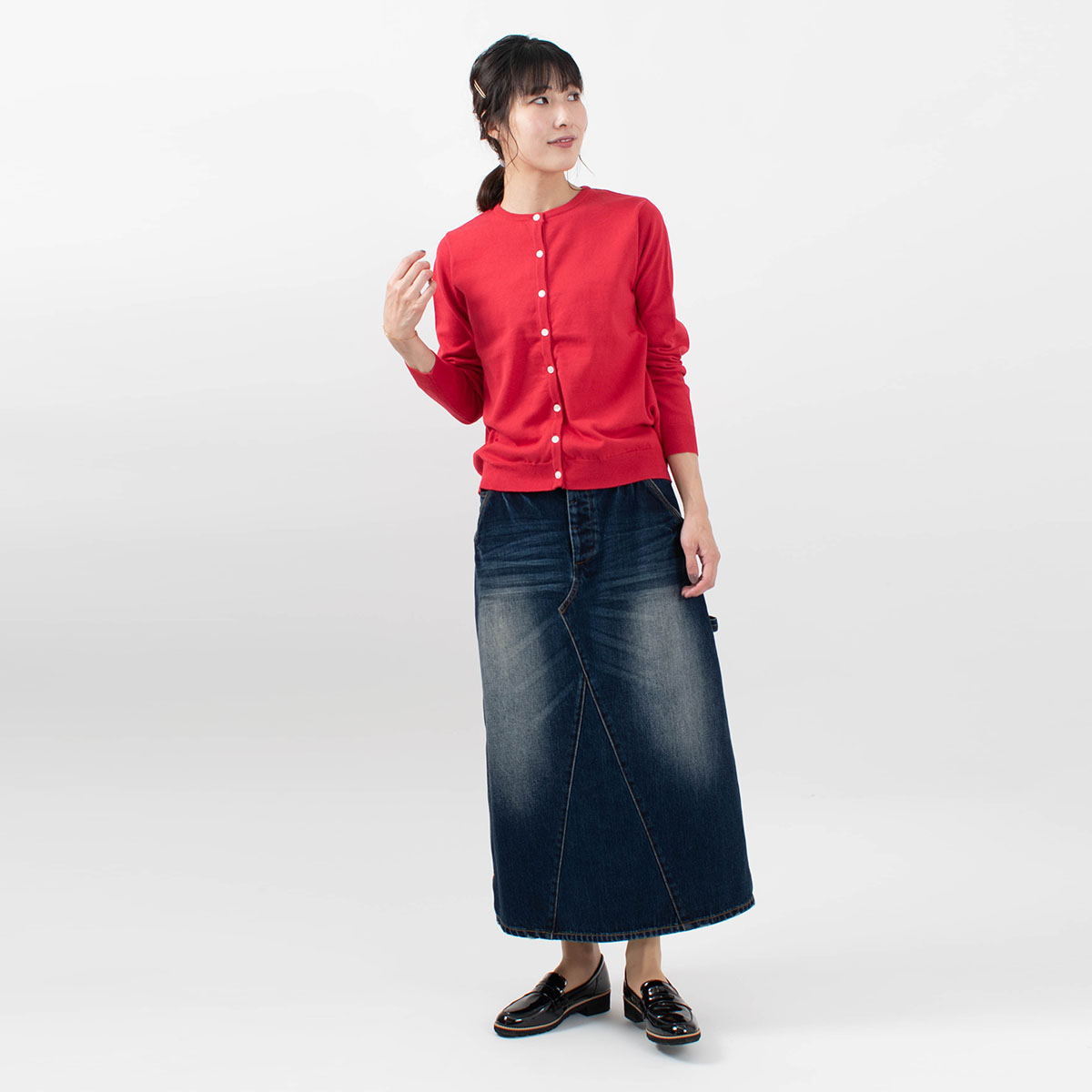 ichi デニムスカート｜ナチュラルファッション・ナチュラル服の通販