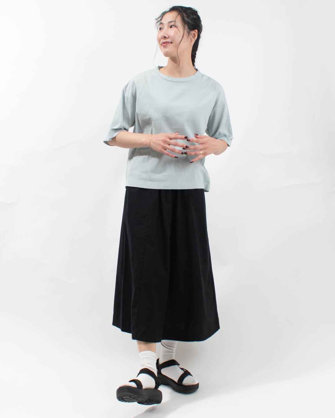 3414845 BIWACOTTON モデレート/クルーネックTシャツ(ユニセックス・5分袖) 3414845 / 3414857 / 3415890