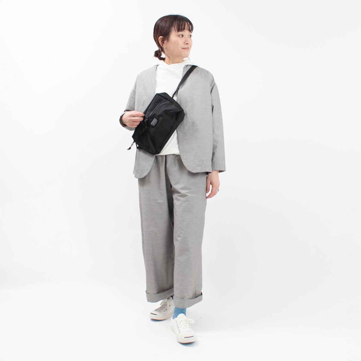 420DSNUGSHO-M-1  FREDRIK PACKERS 420D SNUG SHOULDER M BLACK ZIPPER