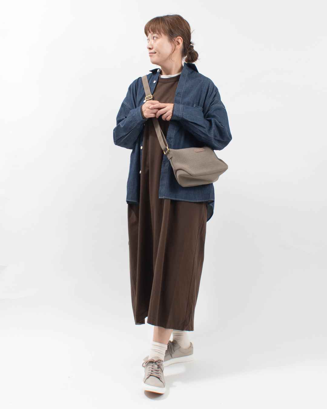 51101  ONEPAIRED/toleur ポリエステルニットショルダー