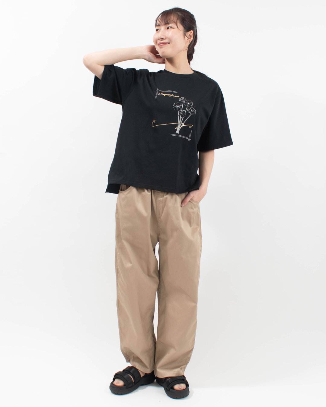 647101  NARU カツラギノッポパンツ