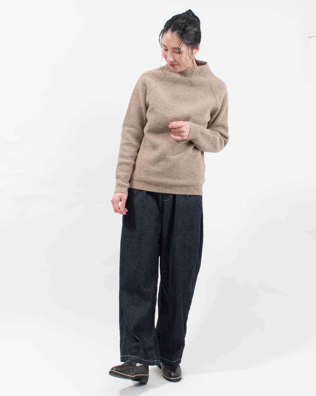 650602  NARU タスマニアラム エトレニットセーター プルオーバー