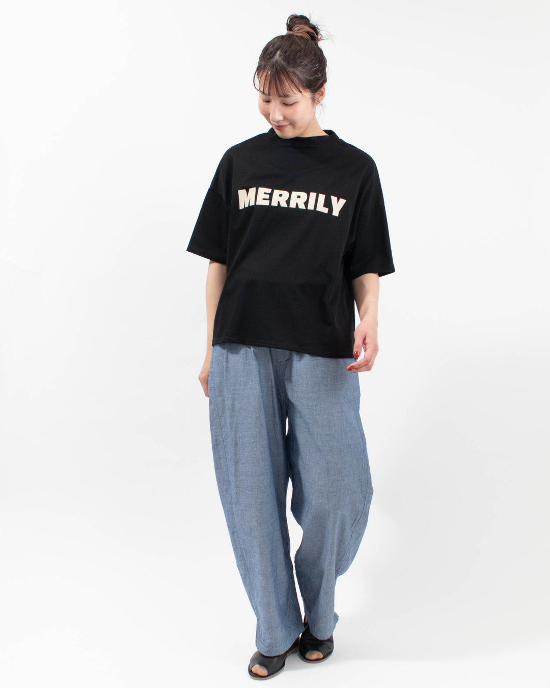 662811BF  NARU サマームラデニム ノッポパンツ 