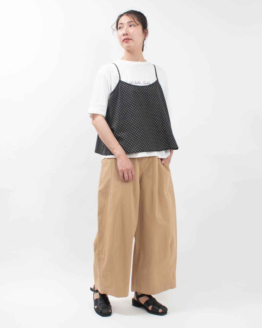 754-289 Bliss bunch すっきりワイドパンツ