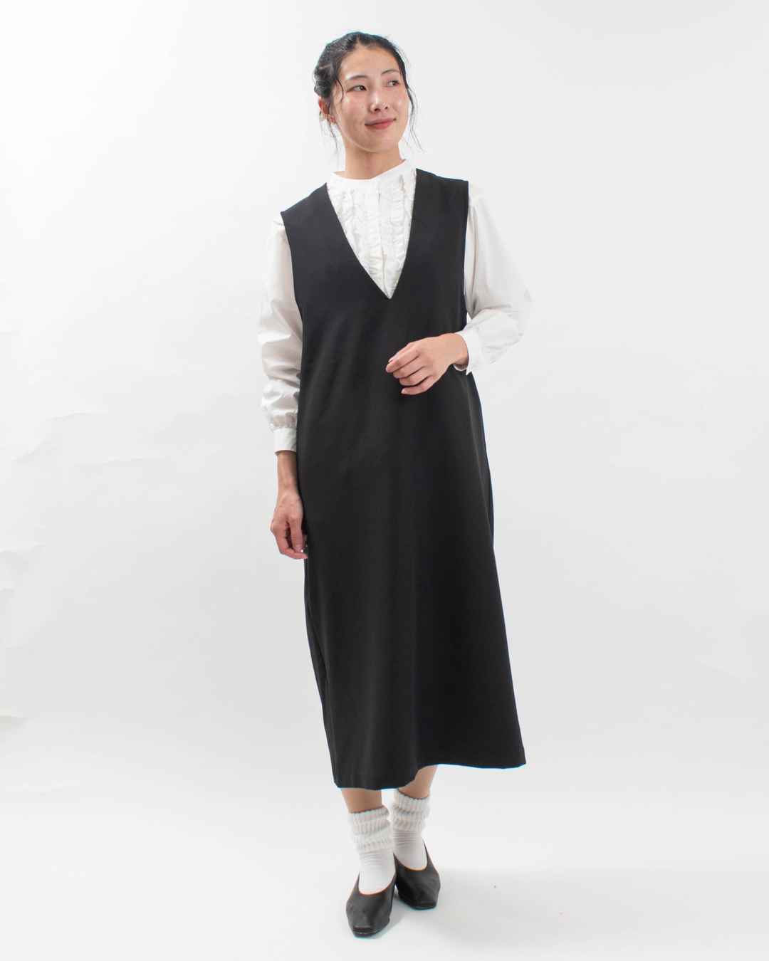 758-285 Bliss bunch Vネックワンピース