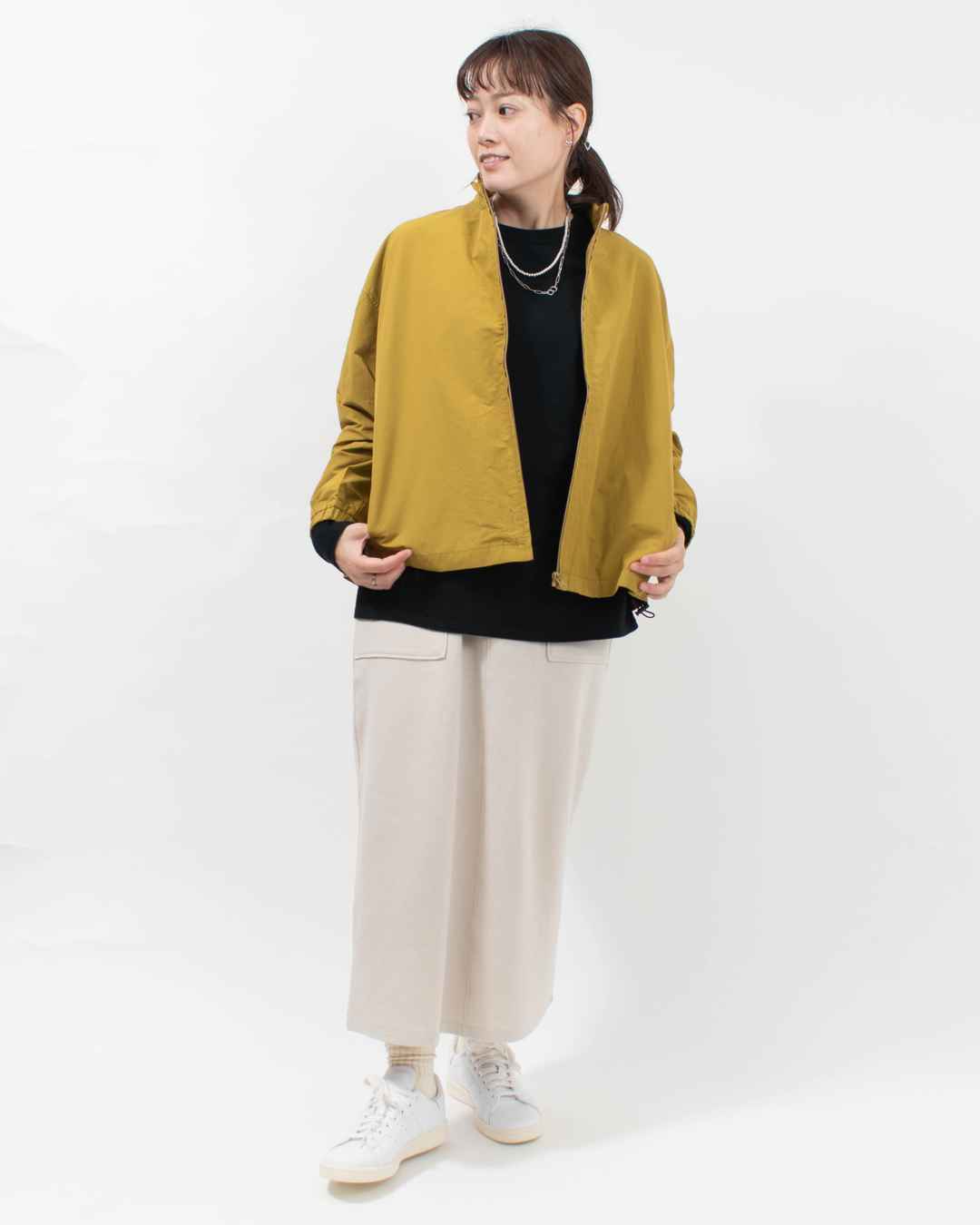 758-361 Bliss bunch 切替ZIPブルゾン