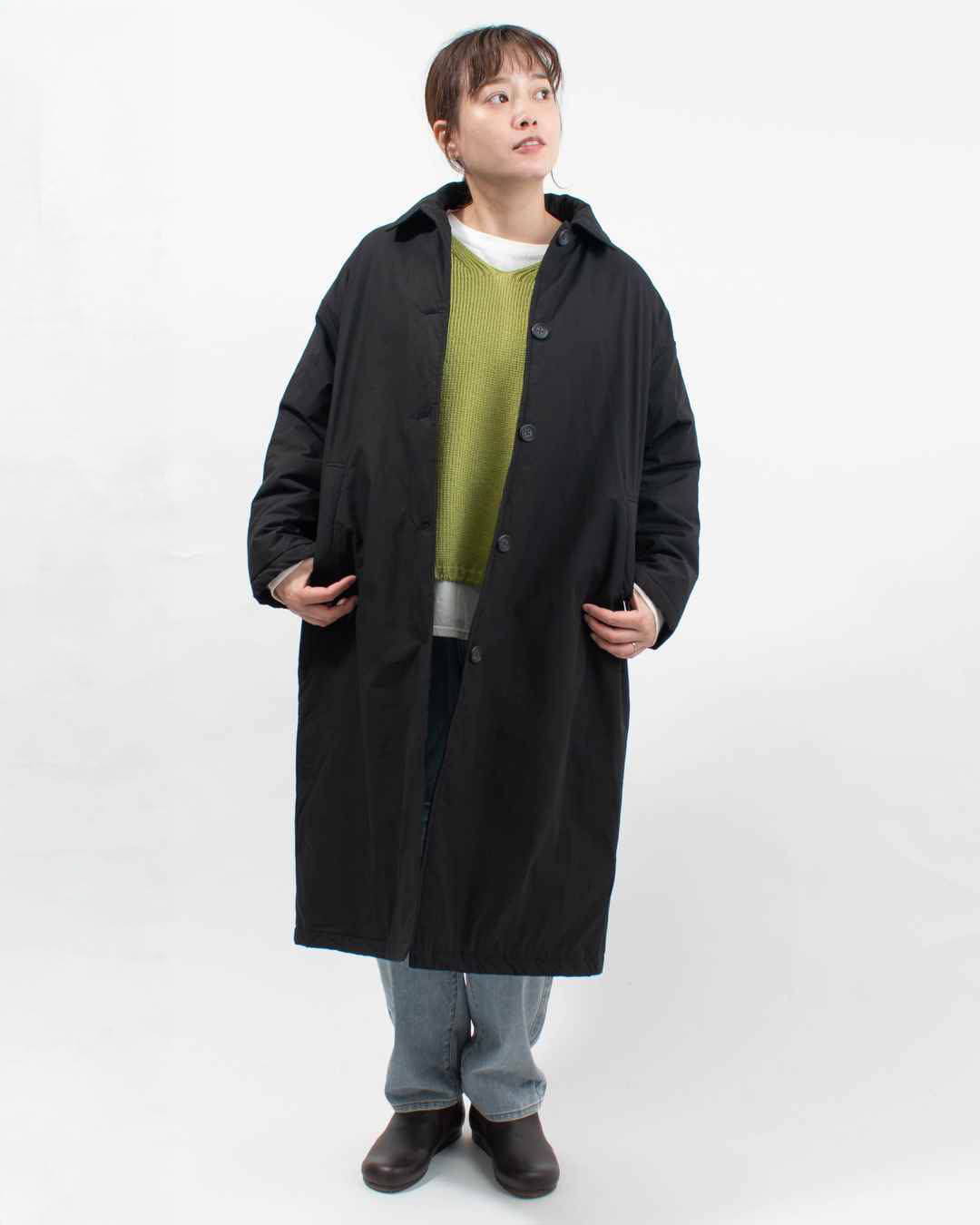 758-497  Bliss bunch ステンカラーロングコート