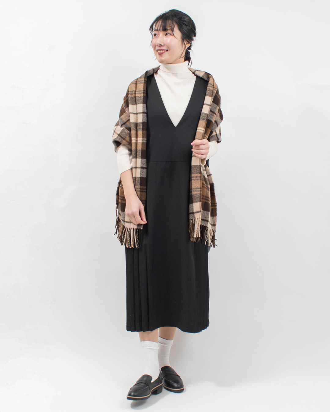 761-226  Bliss bunch アンサンブルワンピース（ジャケット+切替プリーツワンピース）