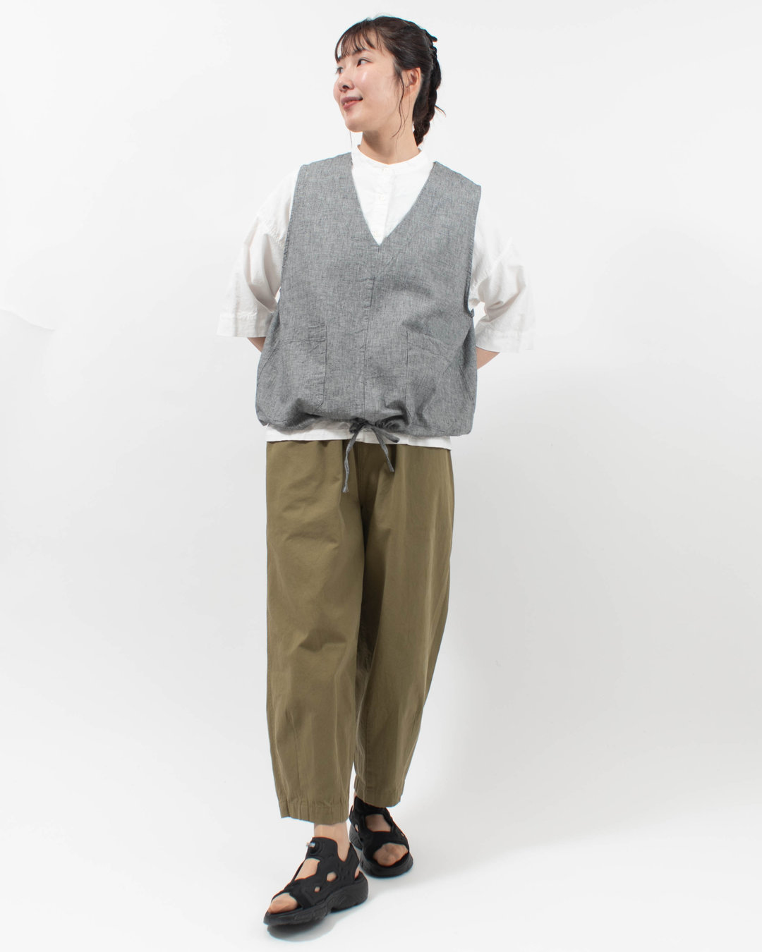 764-238  Bliss bunch FB差ドロストベスト 