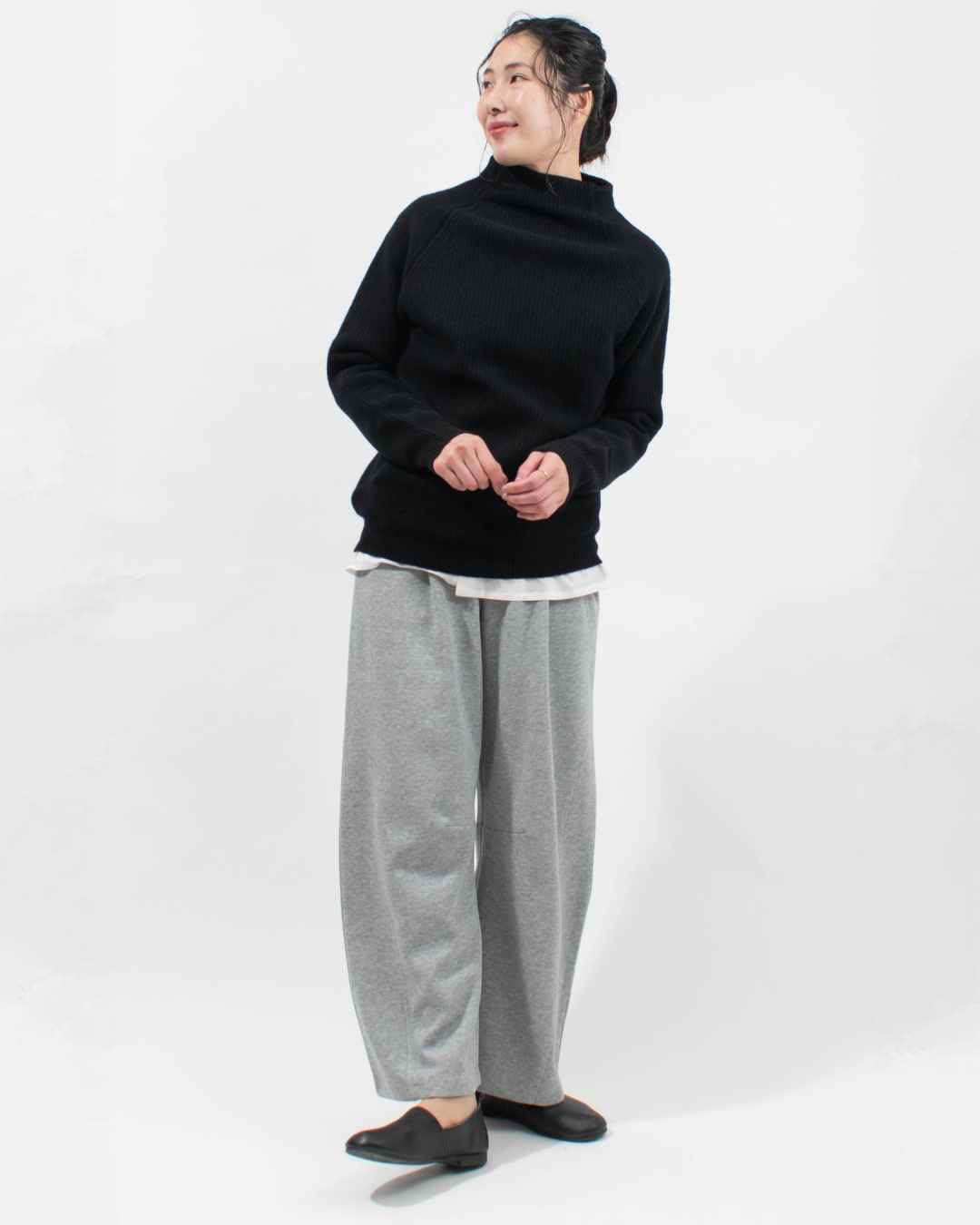 922-24124  vingtrois カーブライン スウェットパンツ