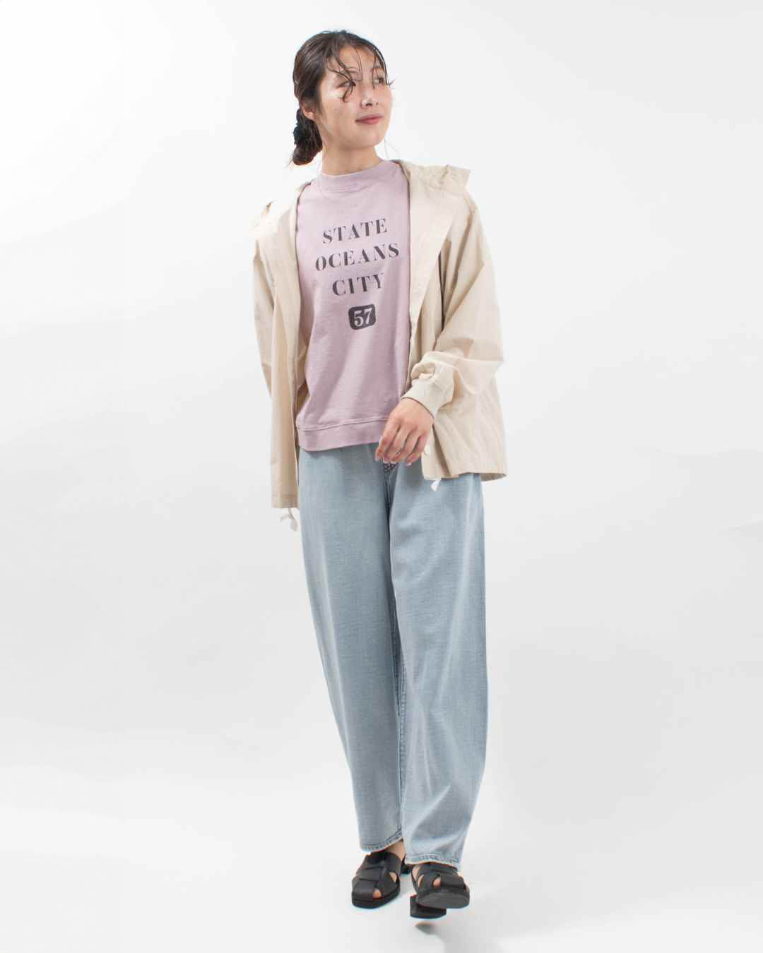 SALE セール 40%OFF BLUE LAKE MARKET ブルーレイクマーケット ヴィンテージポプリンドロストフーディブルゾン メール便対応 BLUE LAKE MARKET SALE セール 40%OFF ブルーレイクマーケット