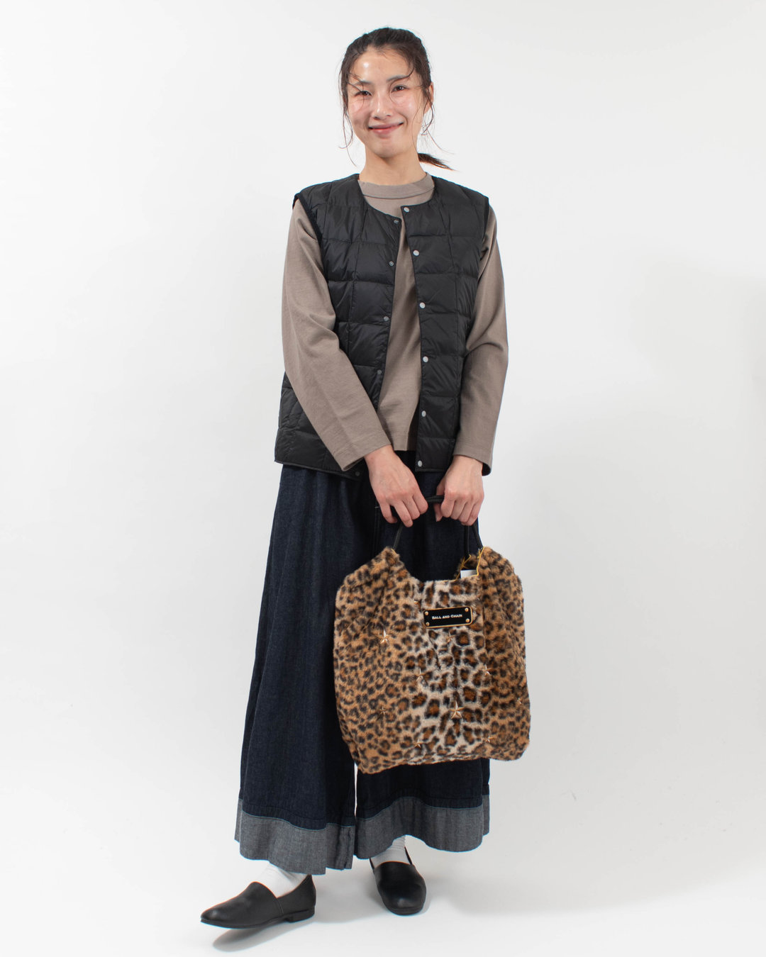 BANDC-STELLA-M  Ball＆Chain Stellar Leopard Fur Print