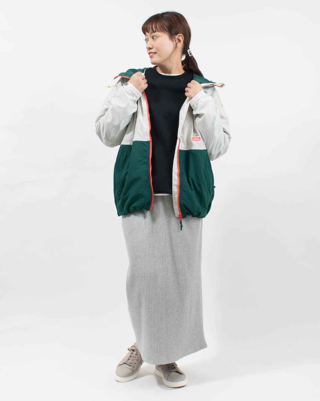 CH04-1446 CHUMS キャンプフィールドフーディ(ナイロンジャケット｜アウター)