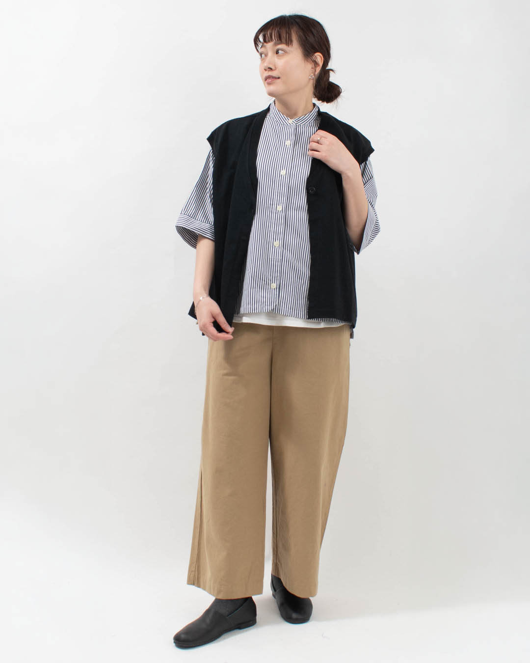 FA-3073  FIRST ストライプシャツ