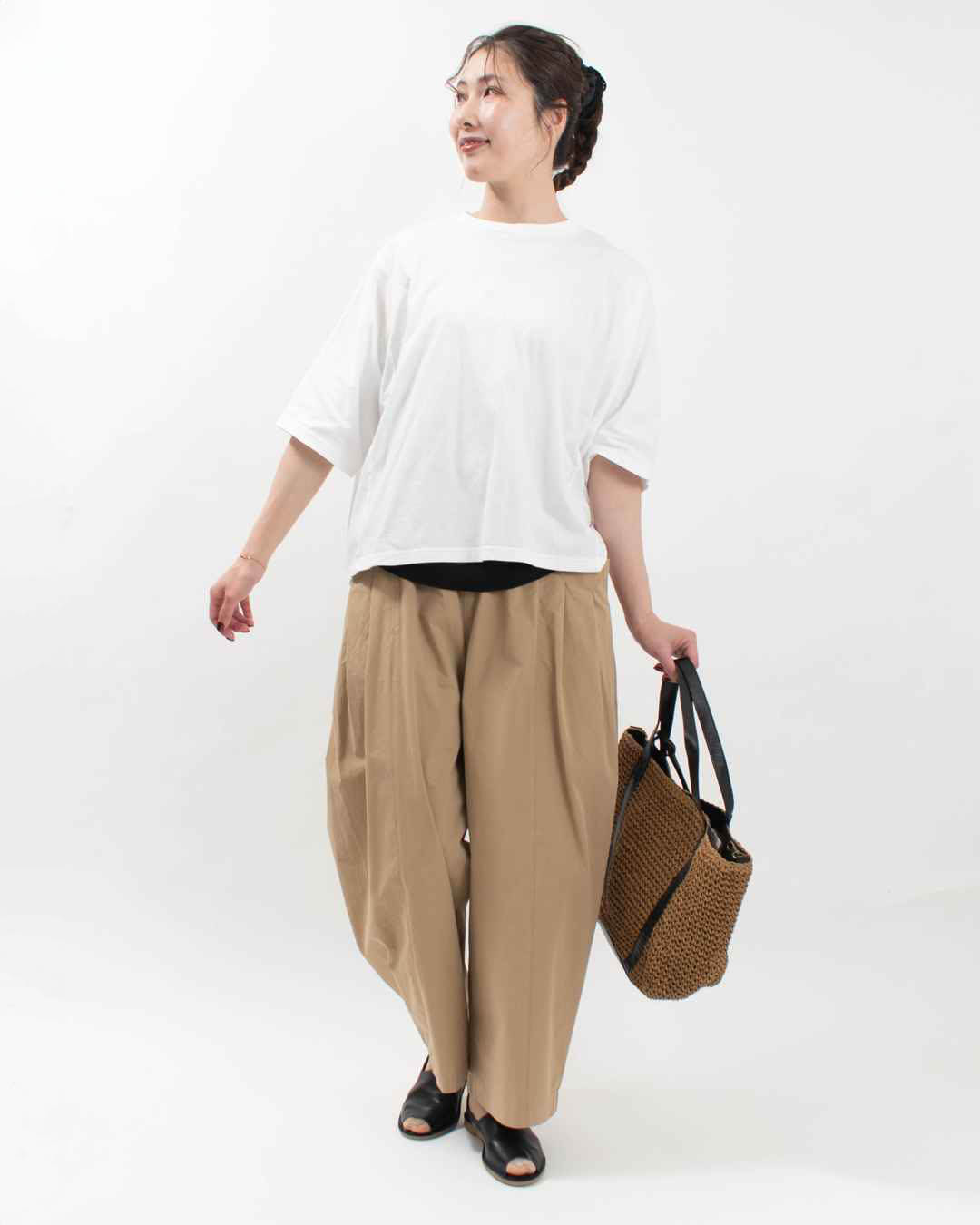 FIRST ファースト ドルマンスリーブプルオーバー FA-3104 レディース ナチュラル ファッション コーデ 服 30代 40代 50代 カジュアル シンプル ベーシック FIRST ドルマンスリーブプルオーバー｜ナチュラルファッション