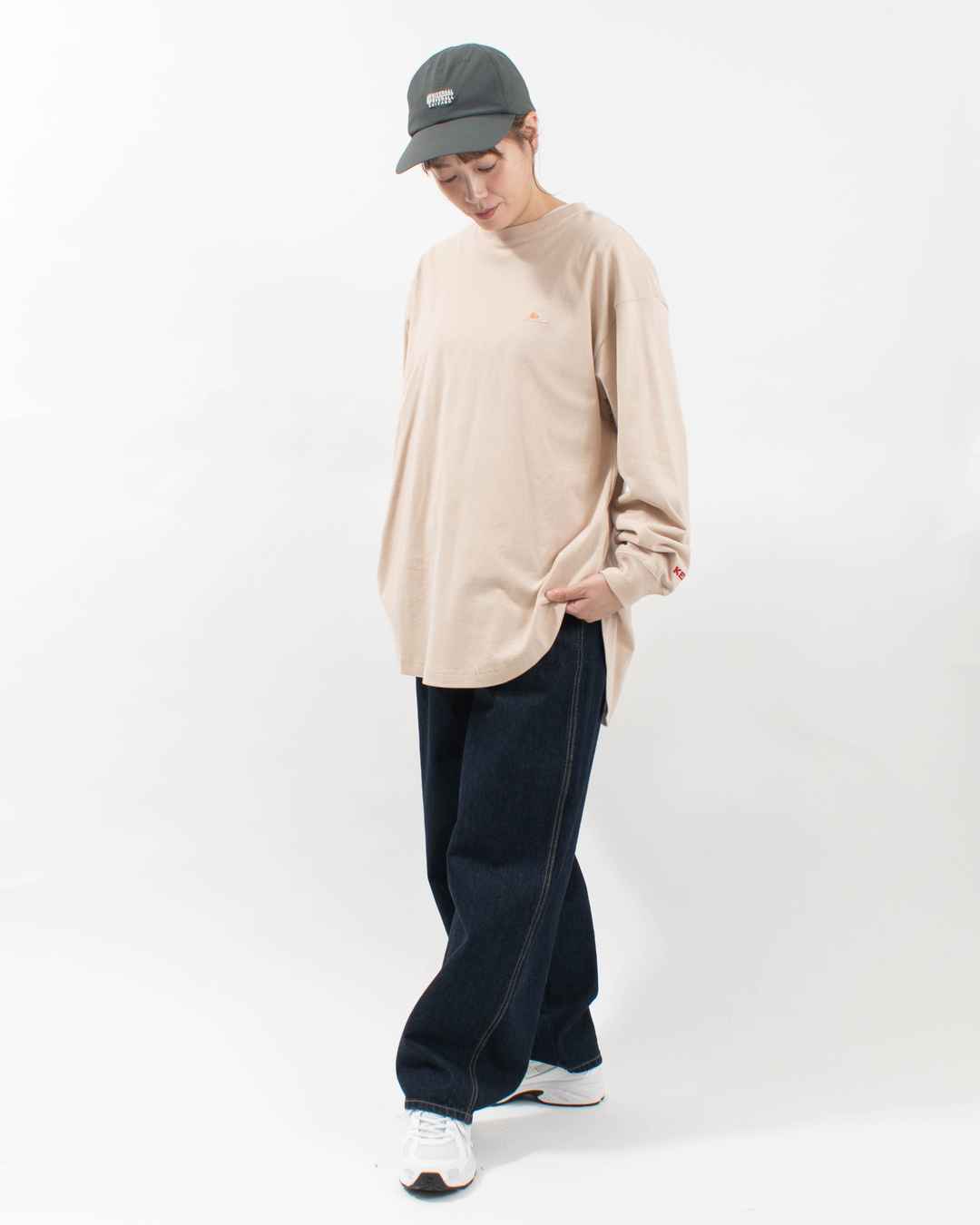 KE25212083 KELTY ラウンドヘムL/S Tシャツ 