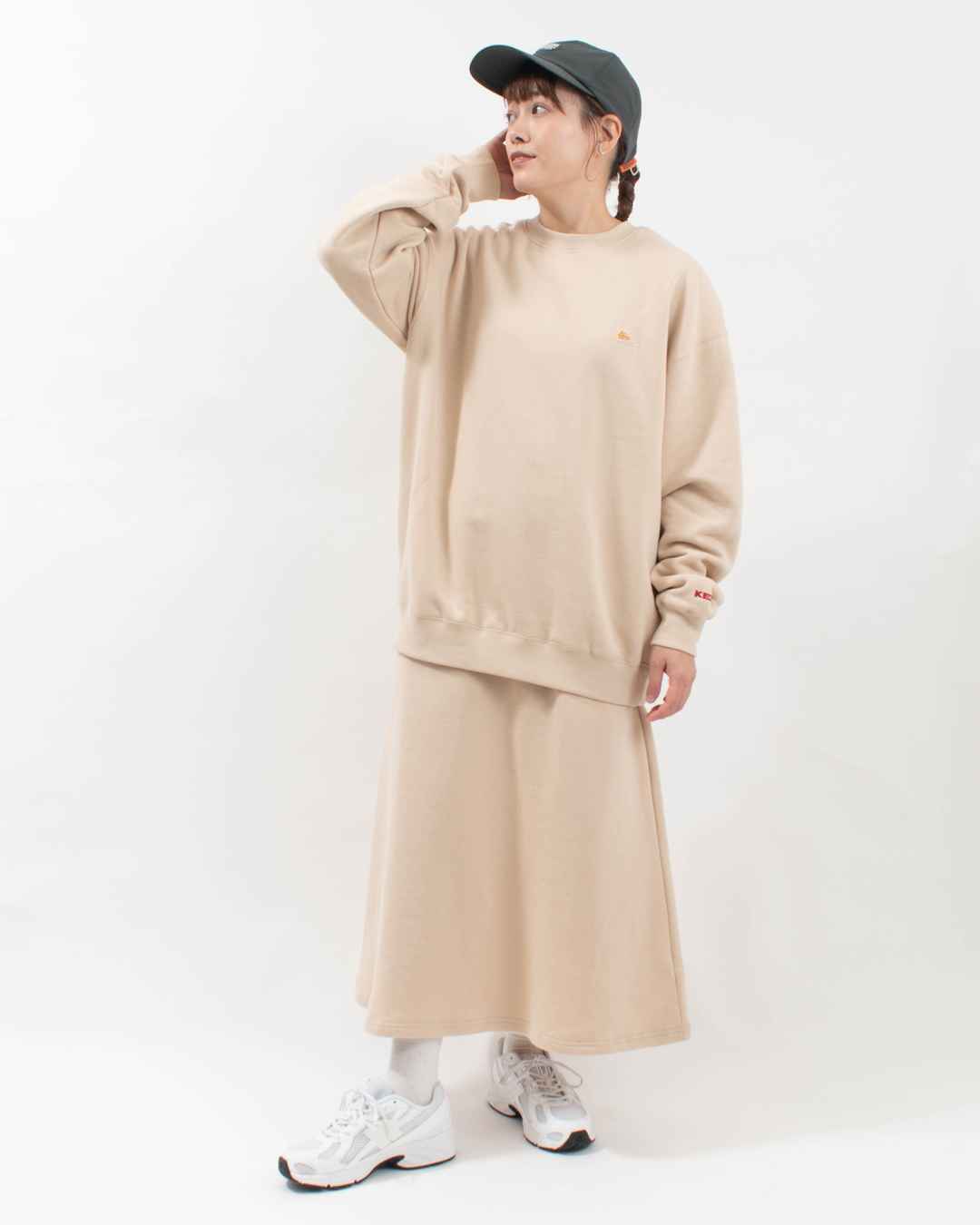 KE25213069 KELTY ミニロゴクルーネックスウェット 