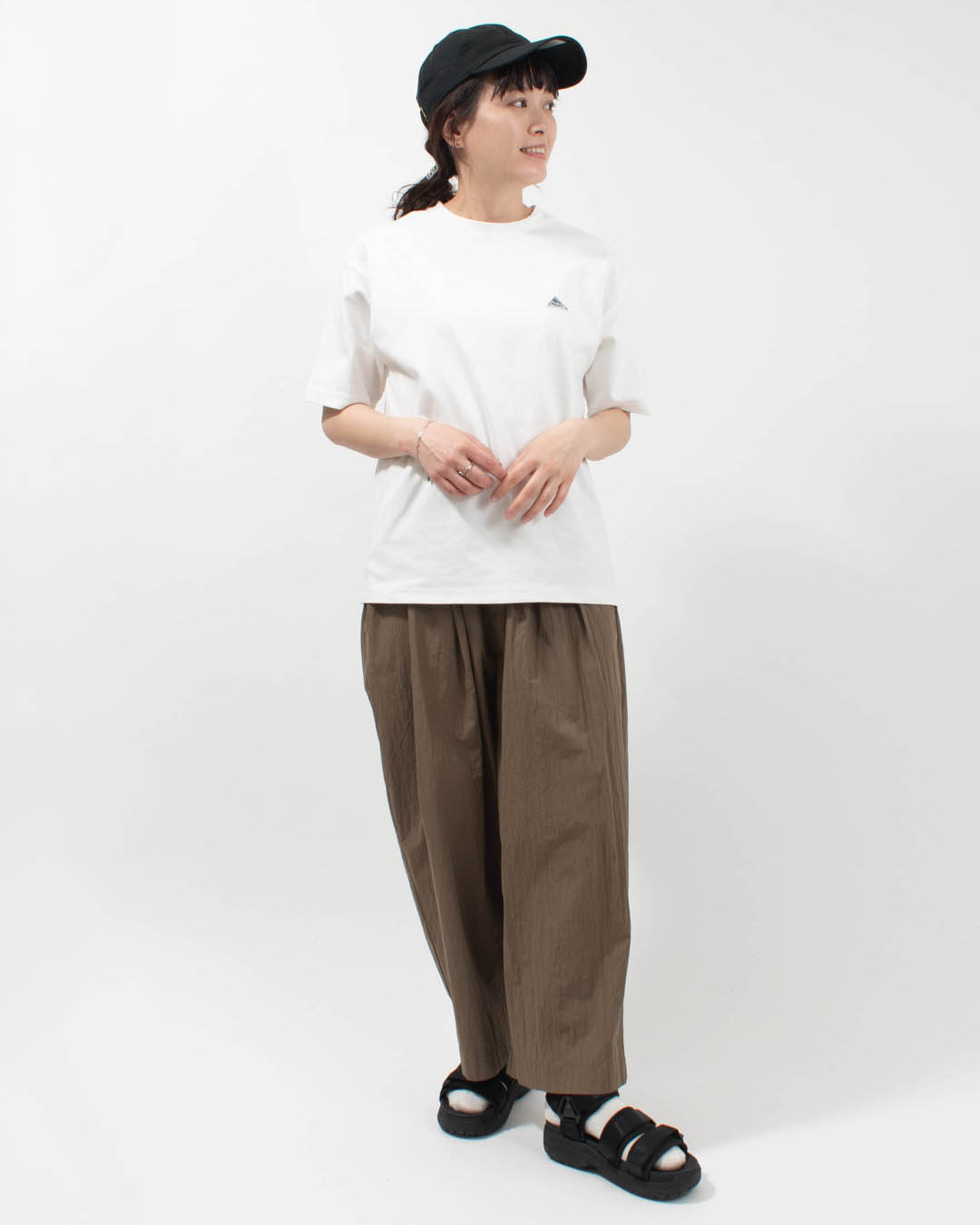 KE26113007  KELTY ワッペンロゴ S/SポンチTシャツ