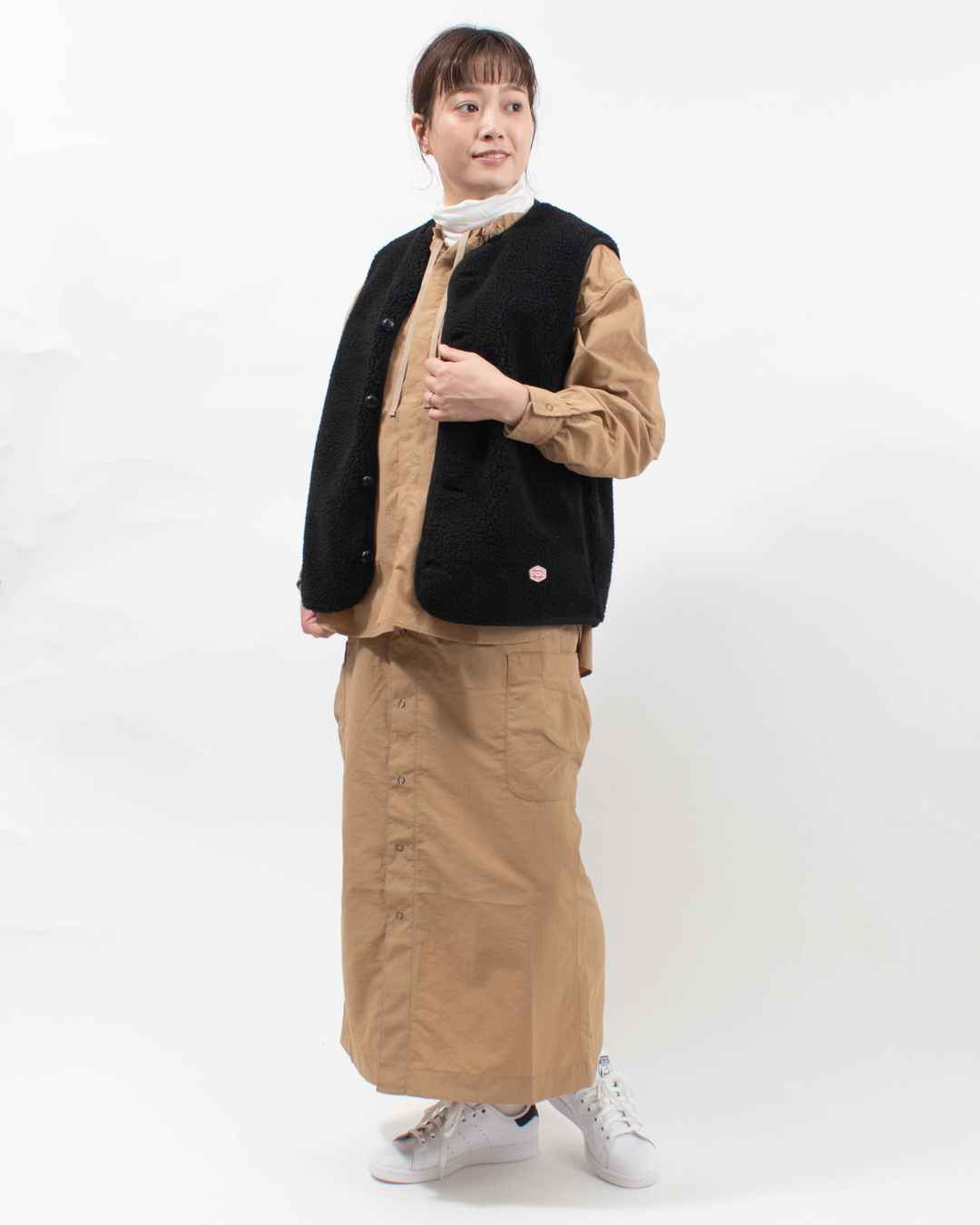 KF252TW00032 KIFFE DRAW STRING MILITARYW SKIRT 