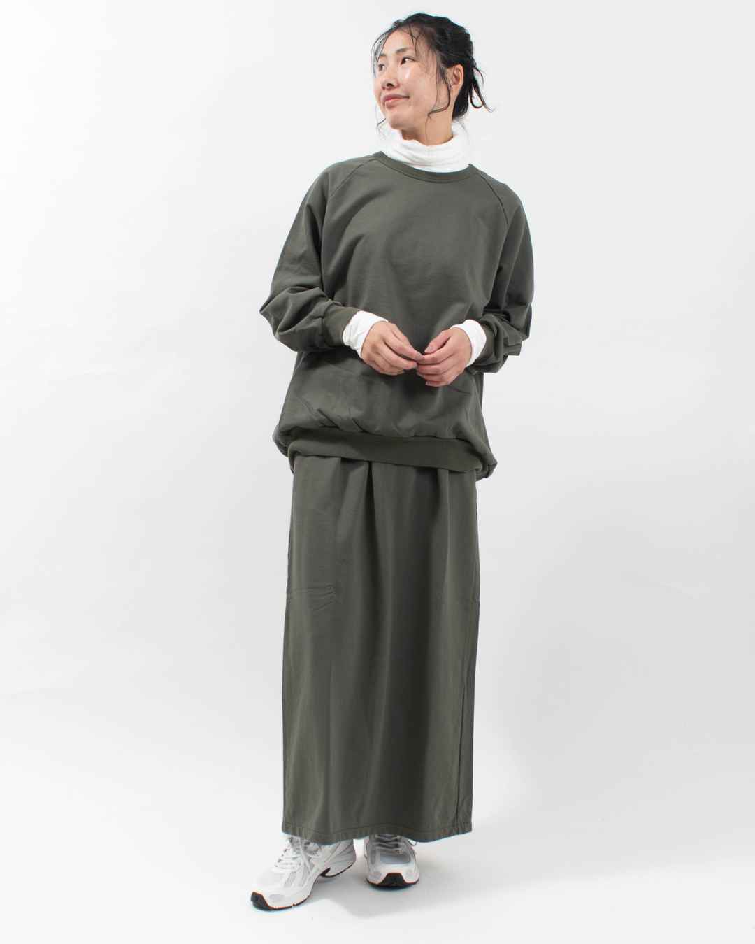 P90622 prit DEPEND裏毛 クルーネックプルオーバー 