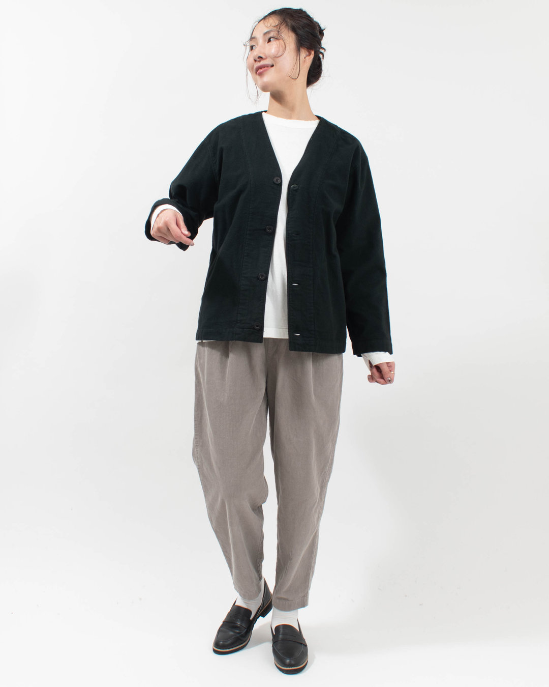P90771  prit 30/1リサイクルムラ糸天竺 クルーネックプルオーバー