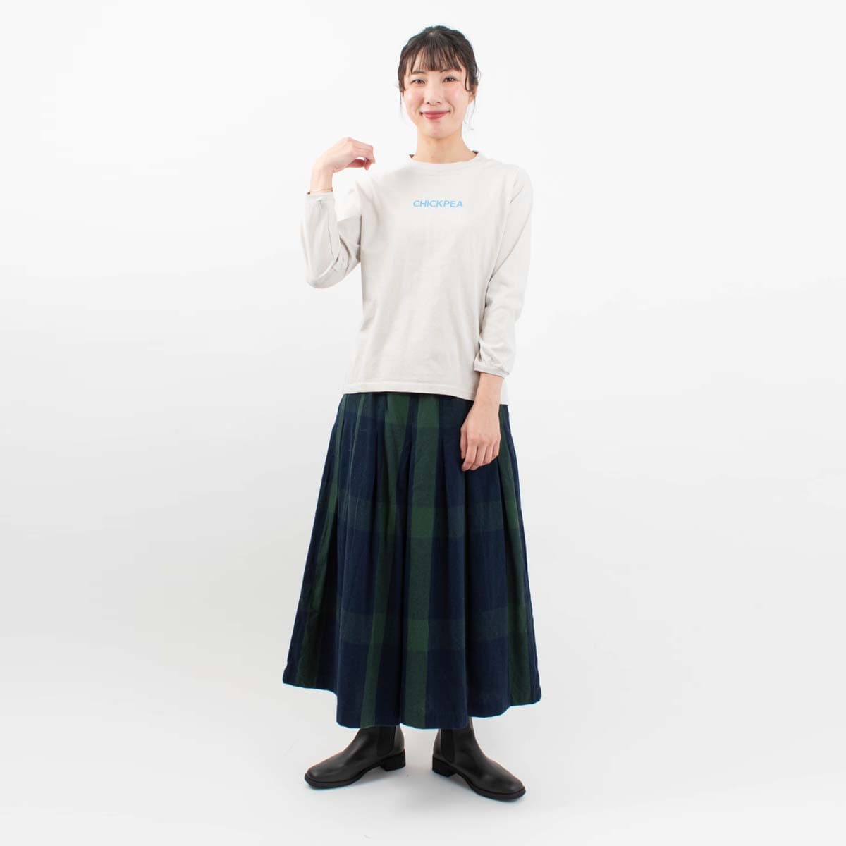 PPS-28220　PACIFIC PARK STORE 17/1BD天竺プリントプルオーバー〈CHICKPEA〉