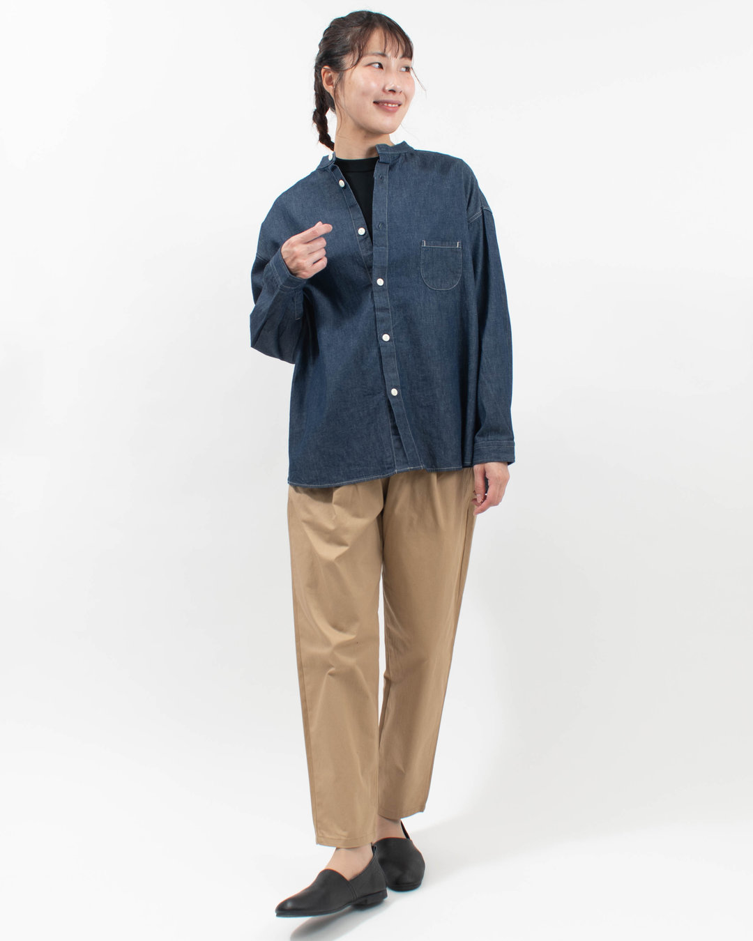 R47707  RINEN 16/1チノ　テーパードパンツ