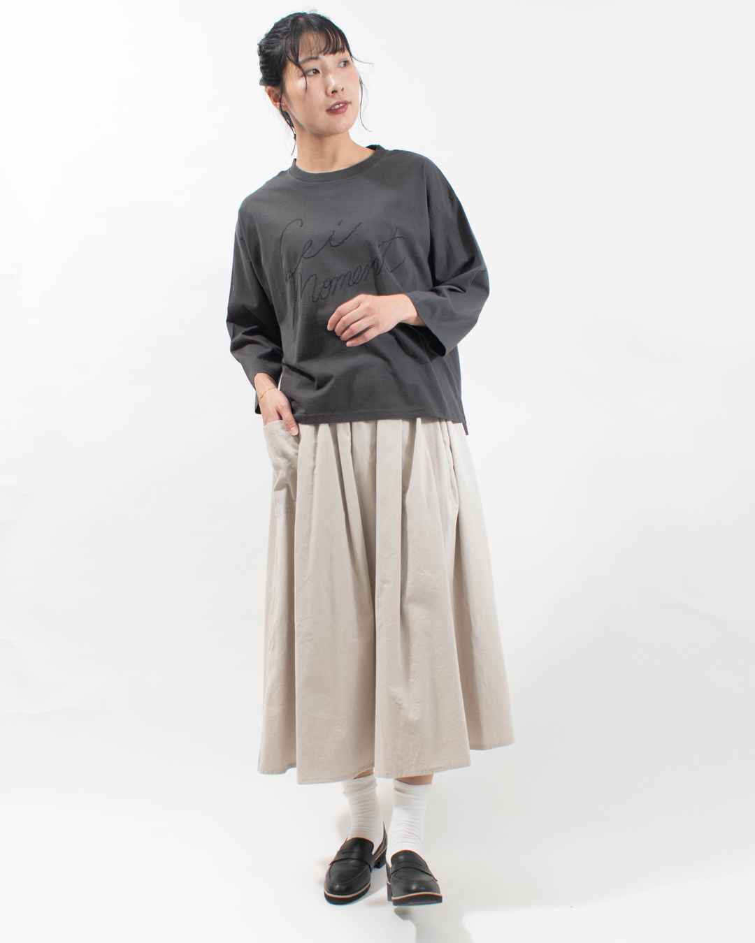 SA-35107 sabbatum BDTOP度詰天竺 スタンダード刺繍Tee（Cei moment）