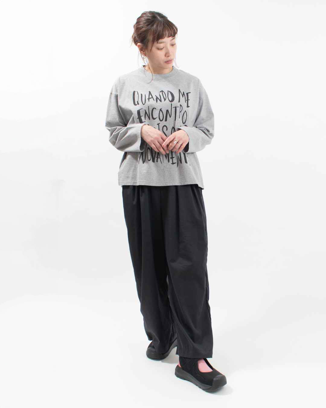 sabbatum 26/1BDTOP度詰天竺 前後差スタンダードプリントTee