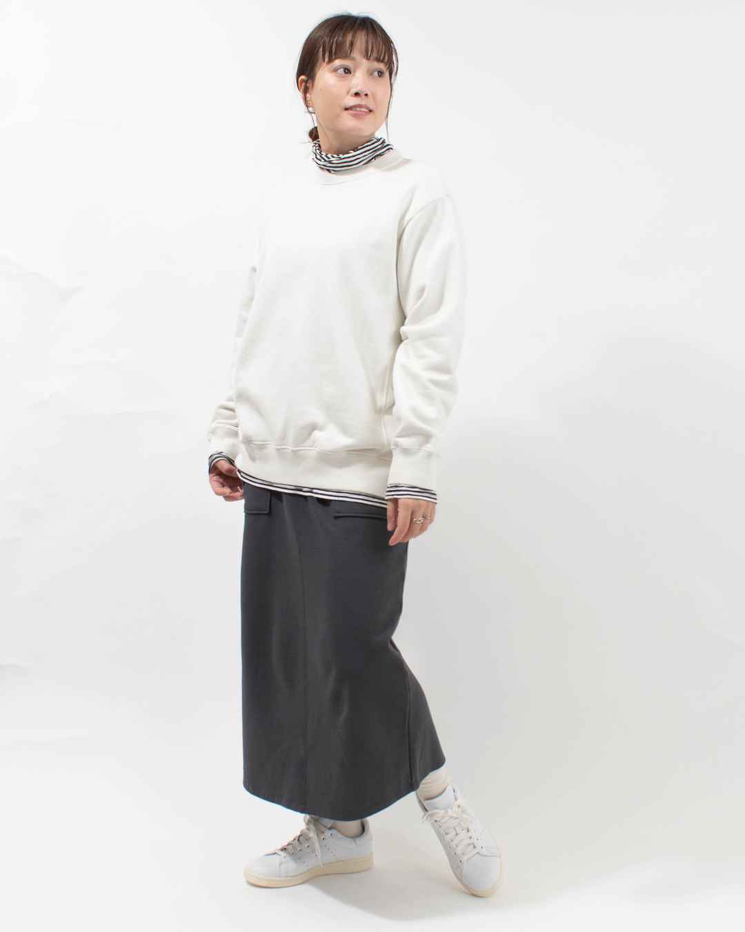 SA-36301 sabbatum 30/7裏毛サイドパネルプルオーバー