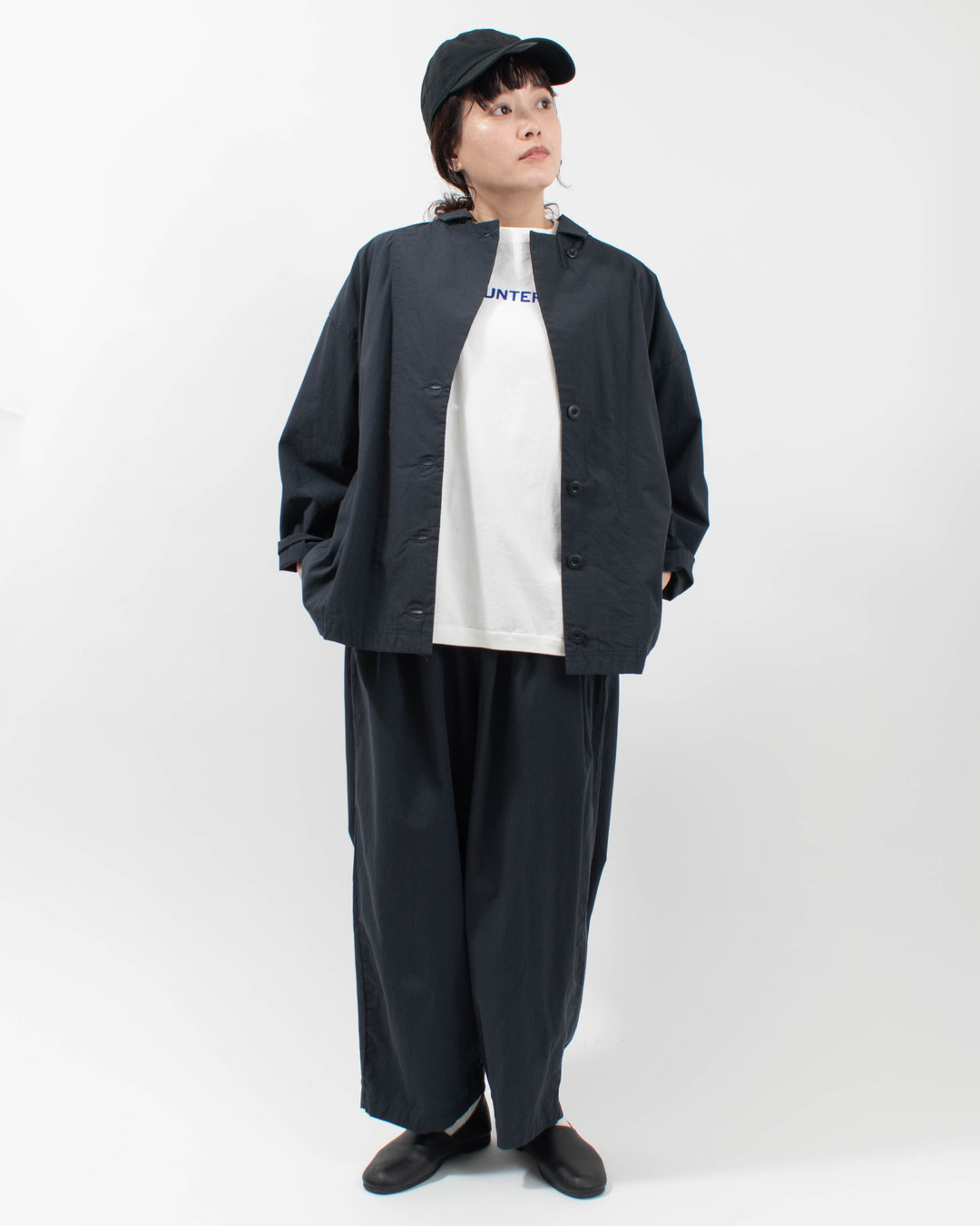 SA-37701 sabbatum 50/-ブロード近江晒加工 2WAYカラージャケット
