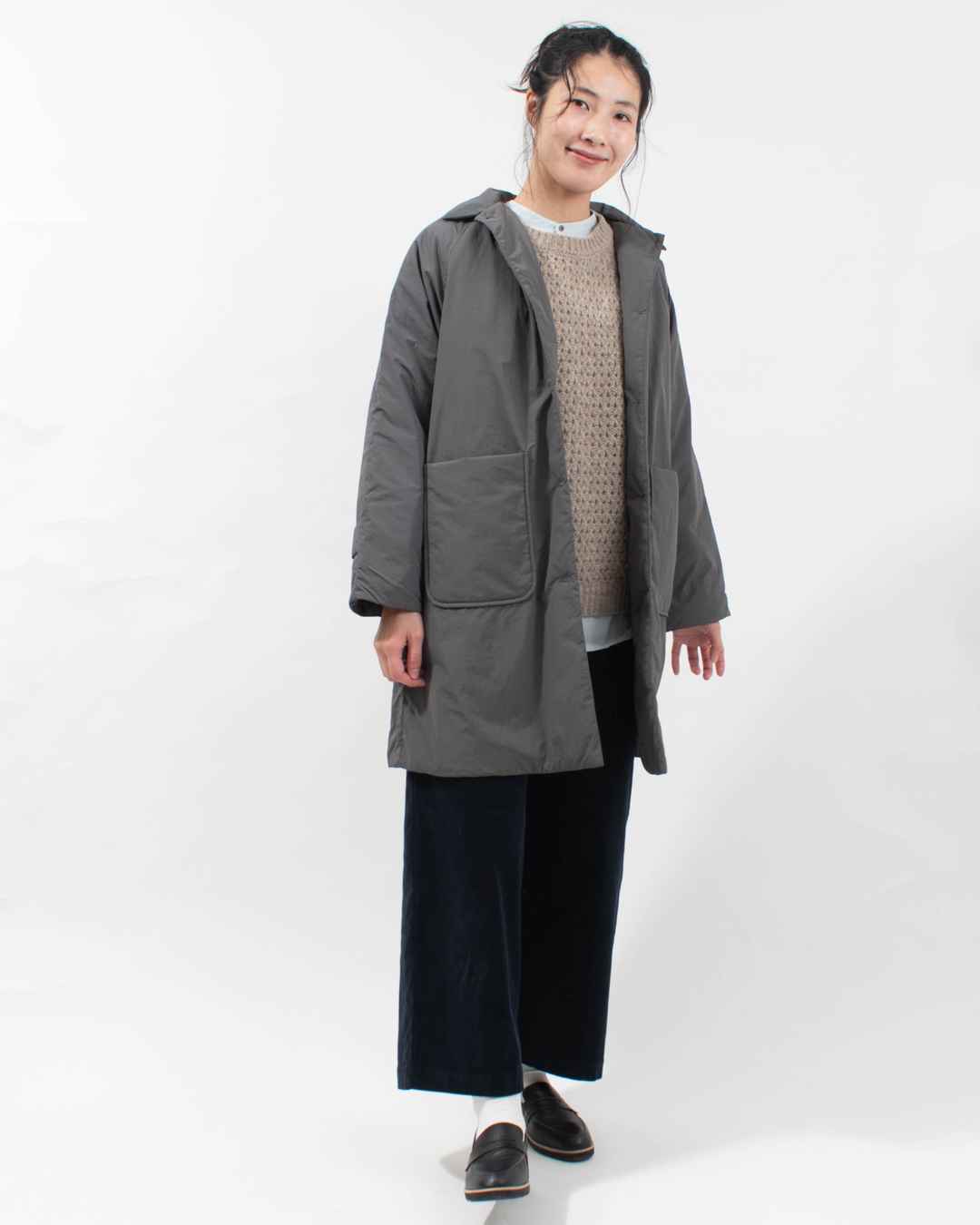 SB-1897 SO[ ] キルティングステンカラーコート