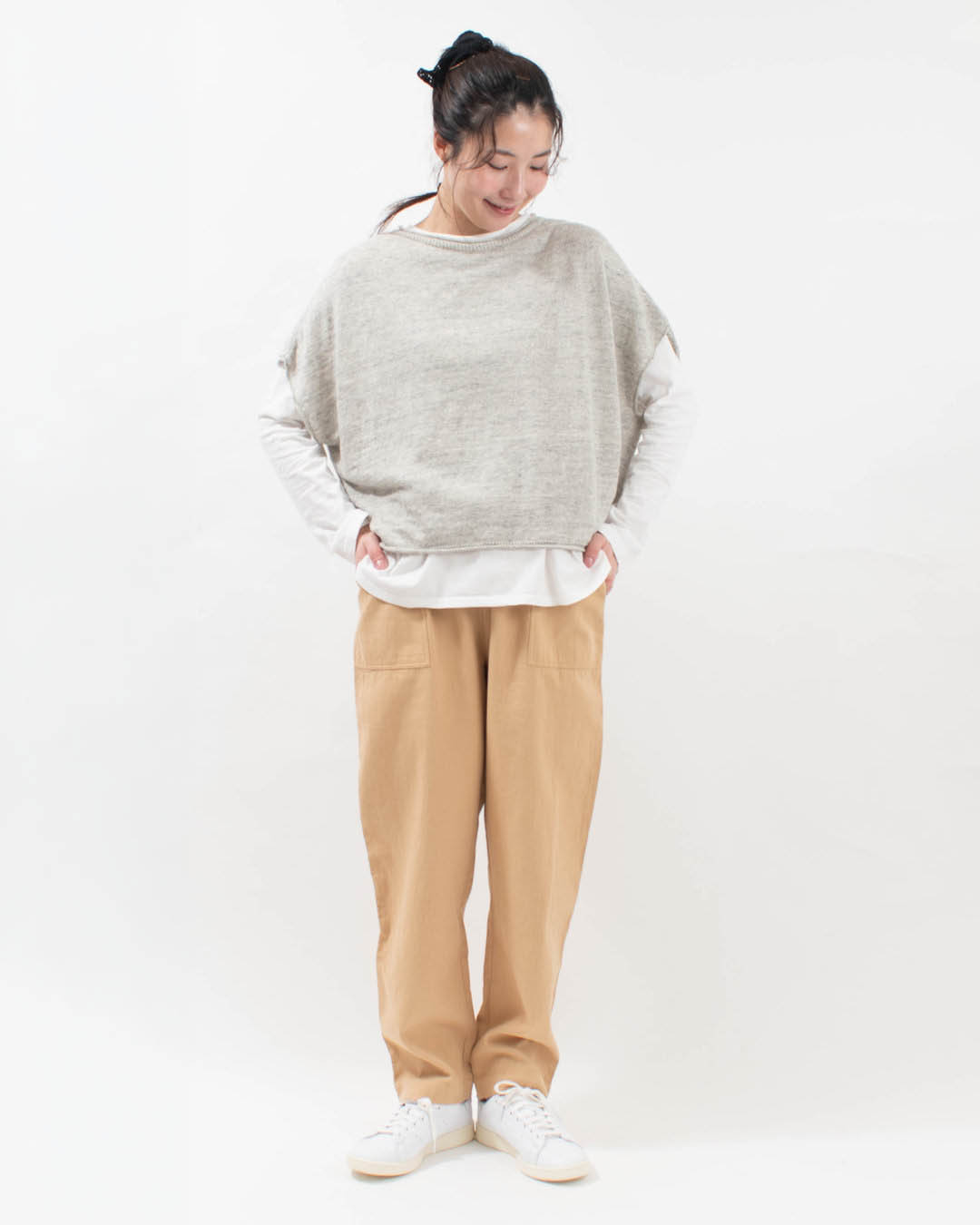 SO[ ] Wガーゼベイカーパンツ｜ナチュラルファッション・ナチュラル服