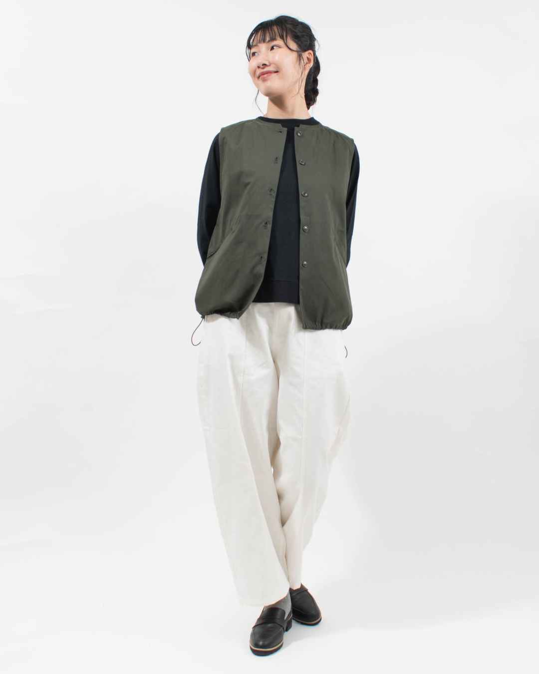 SE6011254 SUN VALLEY TCナイロンピーチ起毛ベスト