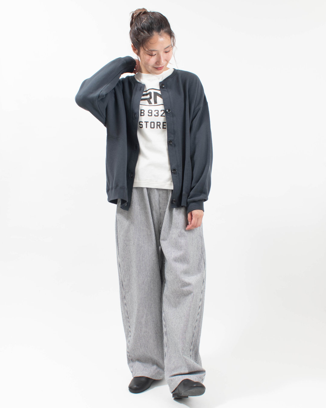SET-3310  SETTEN ベーシック裏毛 裏毛シームポケットブルゾン