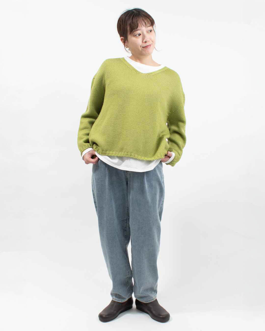 SJ-0077 SO[ ] ロービングVネックプルオーバー