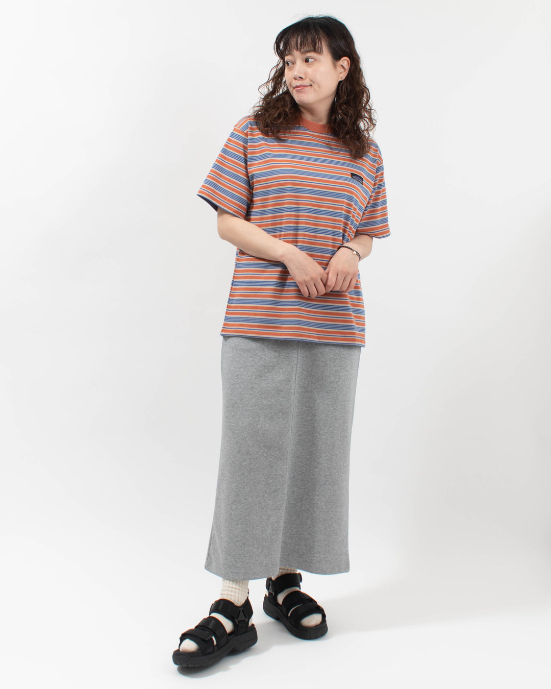 TM261TC00130  THOUSAND MILE SHORT SLEEVE T-SHIRT T/C JERSEY BORDER 